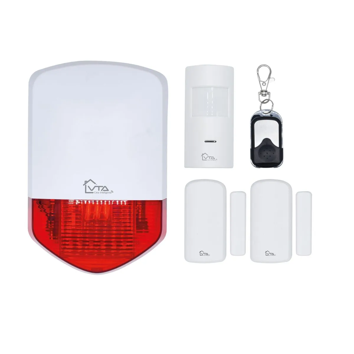 set de alarma rank con sirena + 3 sensores vta+ smart home set de alarma rank con sirena + 3 sensores vta+ smart home