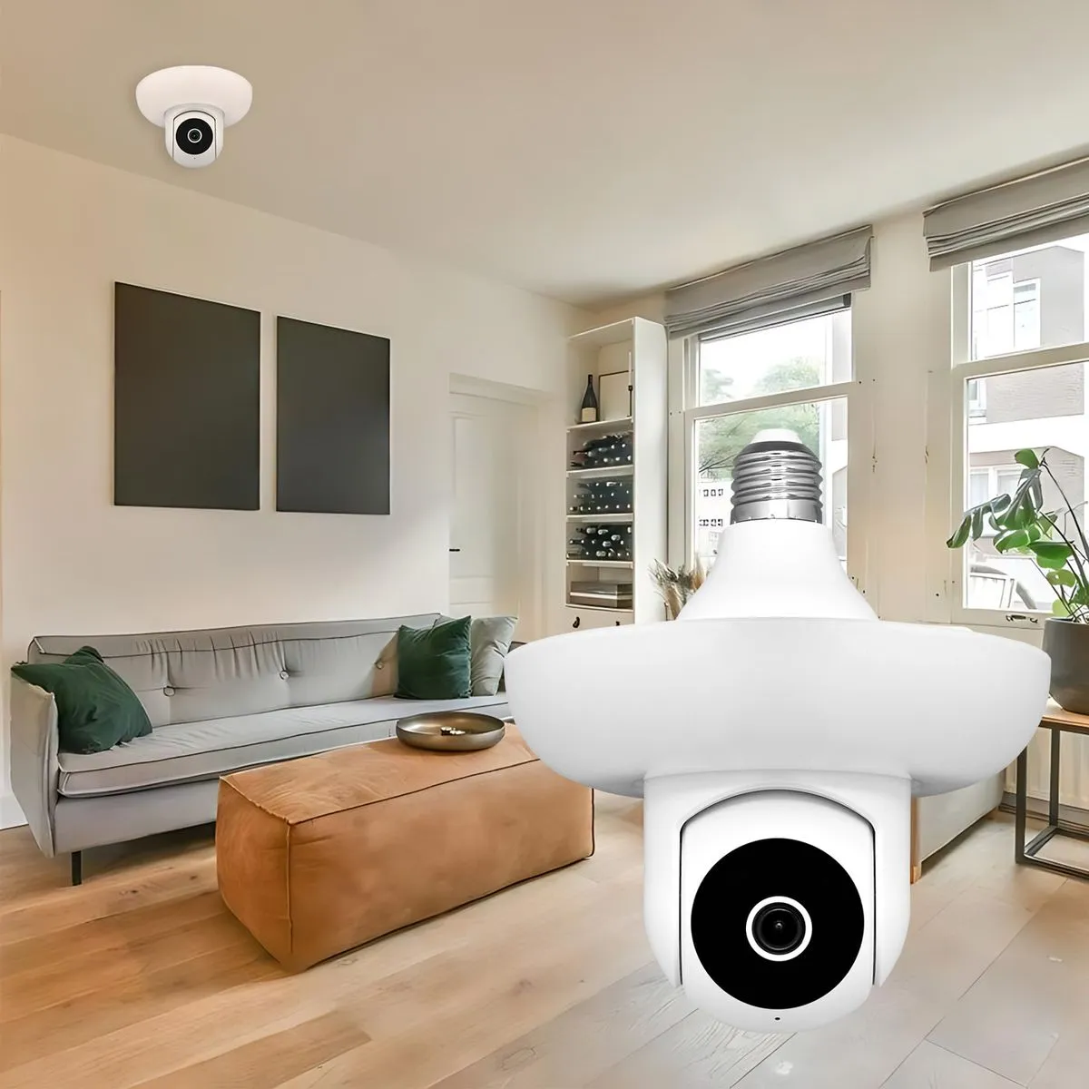 cámara inteligente banji vta+ 2k roseta e27 wifi cámara inteligente banji vta+ 2k roseta e27 wifi
